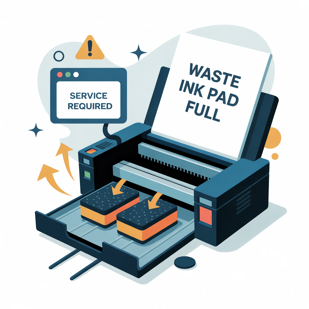 Mürekkep Pedi Doldu Hatası: Canon ve Epson Yazıcılarda Neden Oluşur ve Nasıl Çözülür?